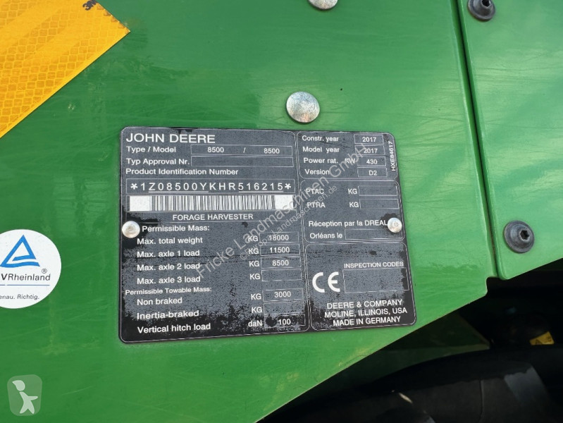 زراعات متخصصة John Deere  8500 i Pro Drive Allrad