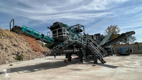 Constmach Mobile Secondary Impact Crushing Plant With Capacity Of 60-80 Tons