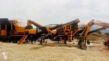 Drvenie, recyklácia triedič Fabo FULLSTAR-110 Unité de concassage et de criblage mobile pierre dure | Concasseur à mâchoires.
