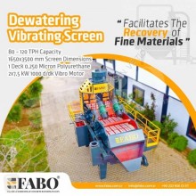 Fabo PREMIUM QUALITY DEWATERING SCREEN WITH PU MESH new crusher