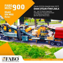 Trituración, reciclaje trituradora Fabo MVSI-900 CONCASSEUR MOBILE POUR PRODUIRE DU SABLE