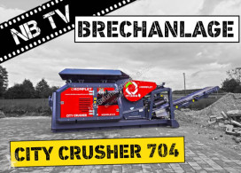 Crible Komplet City Crusher 704 | Backenbrecher mit Hakenlift