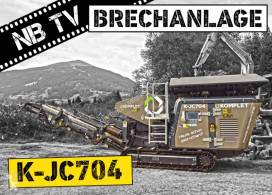 Trituración, reciclaje cribadora Komplet K-JC704 | Mobiler Backenbrecher | Brechanlage