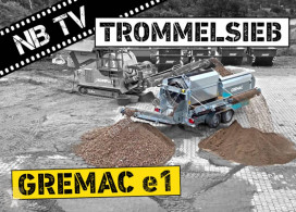 Trituración, reciclaje Gremac e1 Trommelsiebanlage - Radmobil cribadora nuevo
