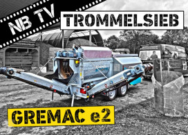 تفتيت، إعادة التدوير غربال Gremac e2 Trommelsiebanlage - Radmobil