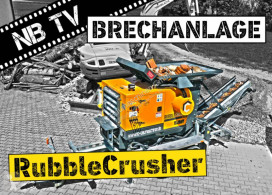 Britadeira, reciclagem triagem Minibrechanlage Rubble Crusher RC150 | Brechanlage