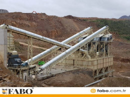 Concasseur Fabo STATIONARY TYPE 600 T/H CRUSHING & SCREENING PLANT