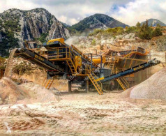 Concasare, reciclare concasare Fabo PRO-100 MOBILE CRUSHING & SCREENING PLANT FOR MARBLE