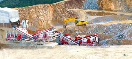 Trituración, reciclaje trituradora Fabo PRO-150 USED MOBILE CRUSHING PLANT FOR LIMESTONE