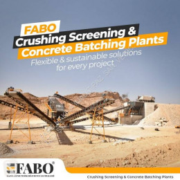Fabo STATIONARY TYPE 400-500 T/H CRUSHING & SCREENING PLANT új törőgép