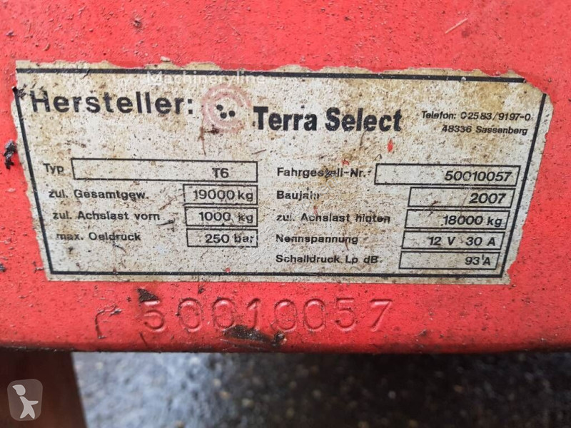 Krossning, återvinning Terra Select T6