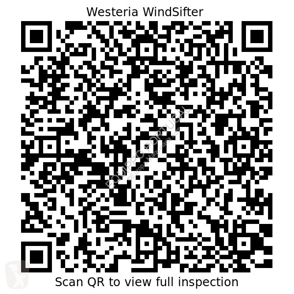 Britadeira, reciclagem WESTERIA WindSifter  on...
