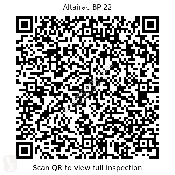 Britadeira, reciclagem Altairac BP 22 Electric...