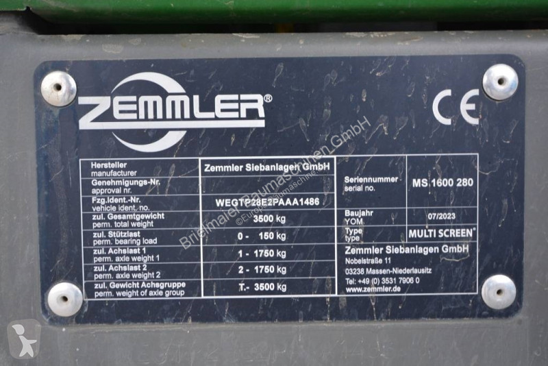 Trituración, reciclaje Zemmler MS 1600  - ZUR...