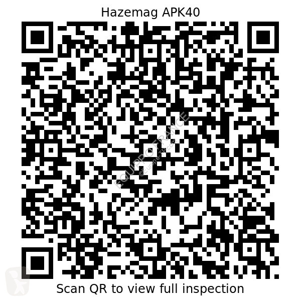 Knusning, genvinding Hazemag APK40 Impact