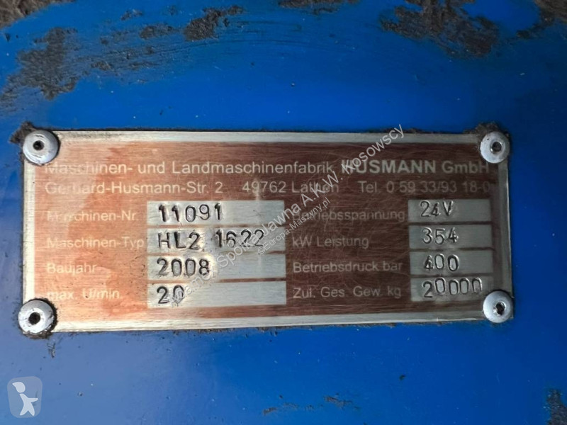 تفتيت، إعادة التدوير Husmann HL2 1622