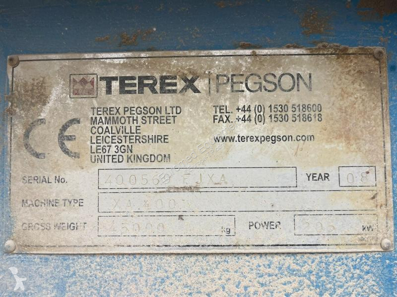 Concassage, recyclage Terex  PEGSON XA400
