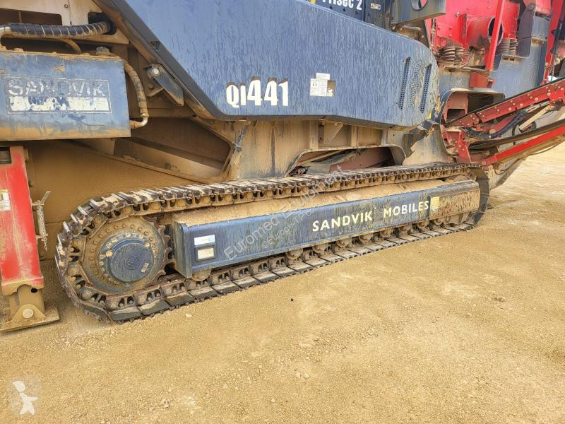 Breken, recyclen Sandvik  QI441 HSSD + Screener
