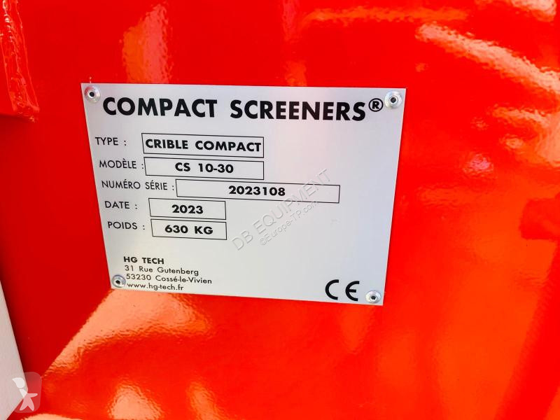 Krossning, återvinning HG Tech  CRIBLE COMPACT...