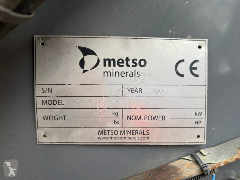 تفتيت، إعادة التدوير Metso LT 1315