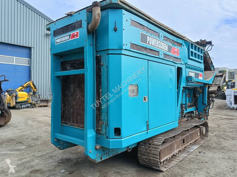 تفتيت، إعادة التدوير Powerscreen powershredder...
