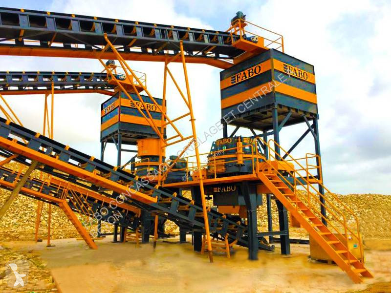 Knusning, genvinding Fabo  ET GRANITE MACHINE...