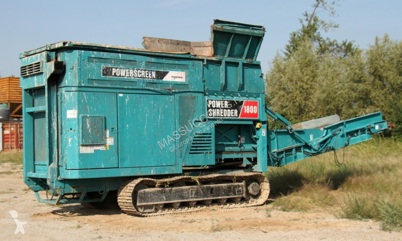 تفتيت، إعادة التدوير Powerscreen POWERSHREDDER...