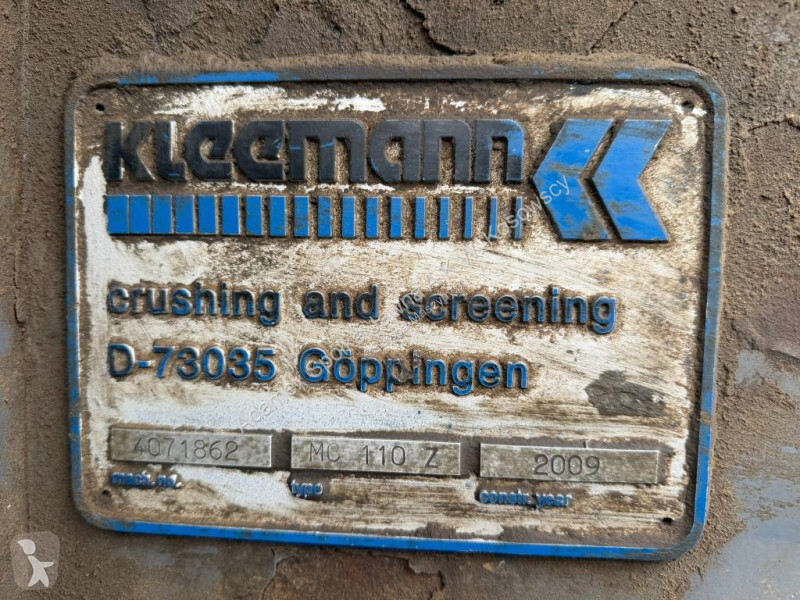 Trituración, reciclaje Kleemann MC 110 Z