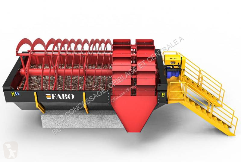 Knusning, genvinding Fabo  BUCKET WHEEL WASHER