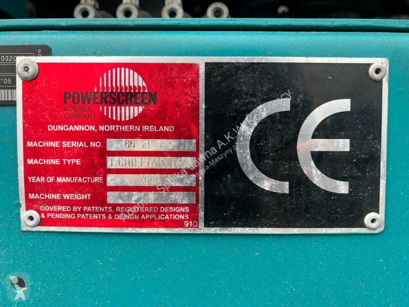 Krossning, återvinning Powerscreen