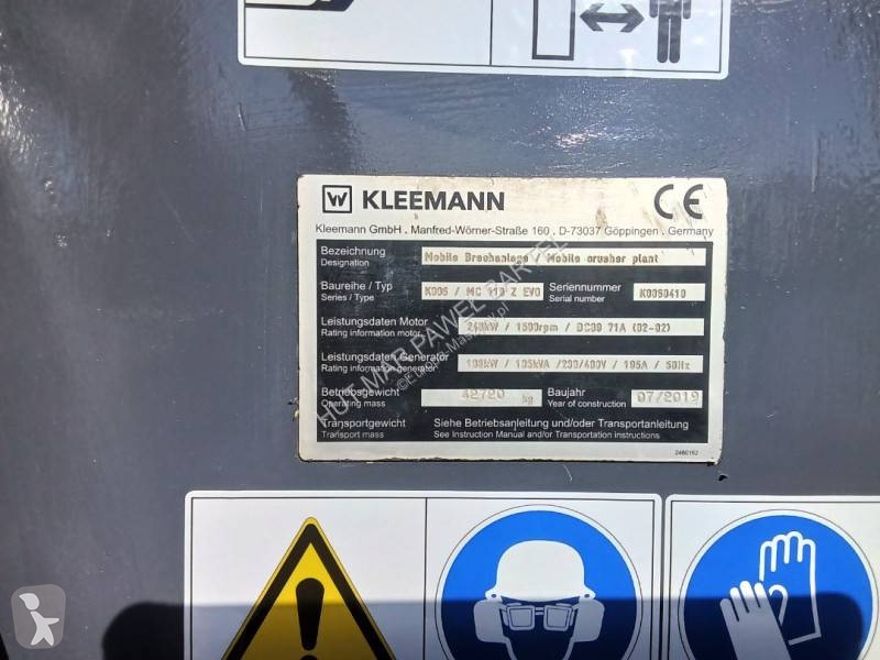 Kruszenie, recykling Kleemann