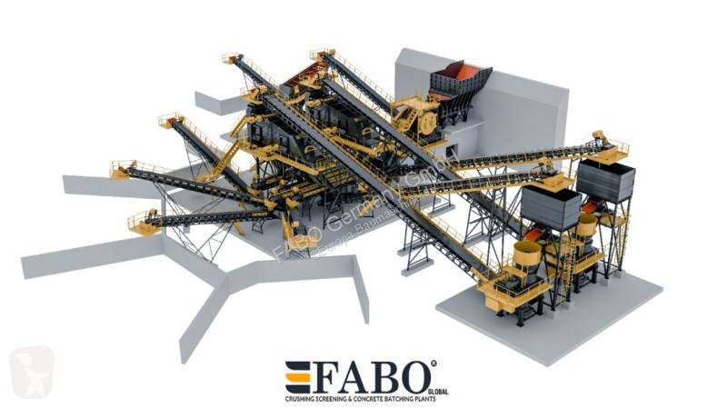 تفتيت، إعادة التدوير Fabo  Stationäre Brech-...