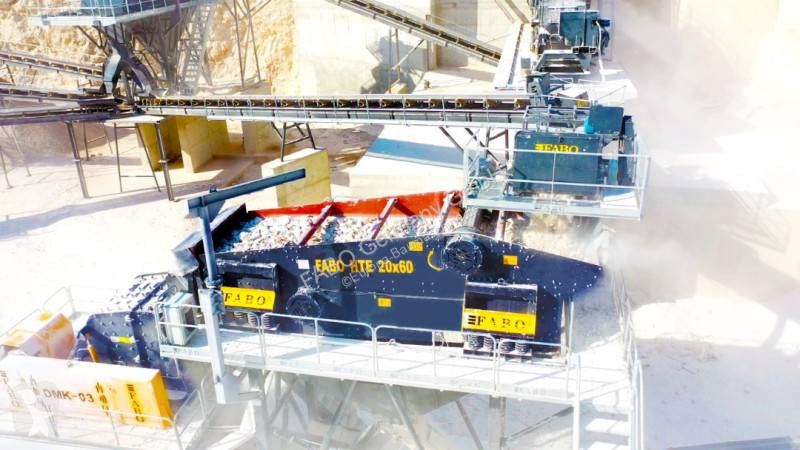 تفتيت، إعادة التدوير Fabo  750 t/h Stationäre...