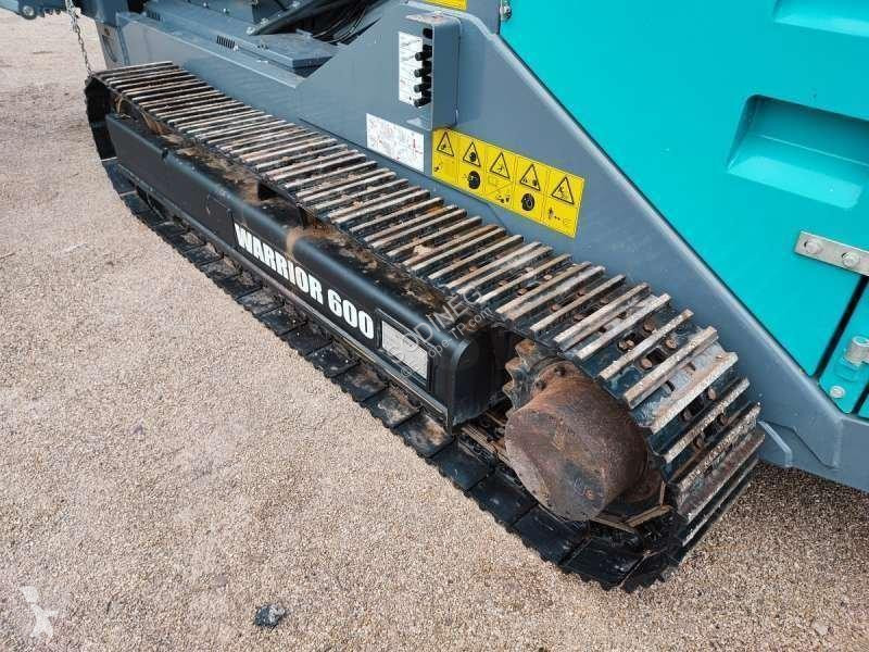 تفتيت، إعادة التدوير Powerscreen  WARRIOR 600
