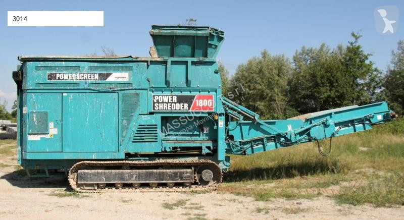 Krossning, återvinning Powerscreen...