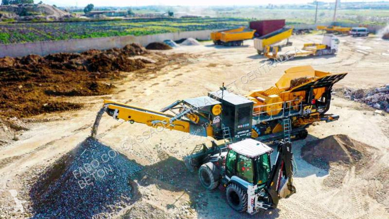 Breken, recyclen Fabo  CONCASSEUR À MÂCHOIRES...
