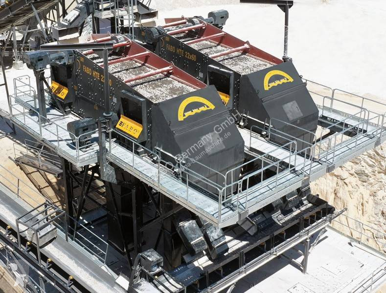 تفتيت، إعادة التدوير Fabo  750 t/h Stationäre...