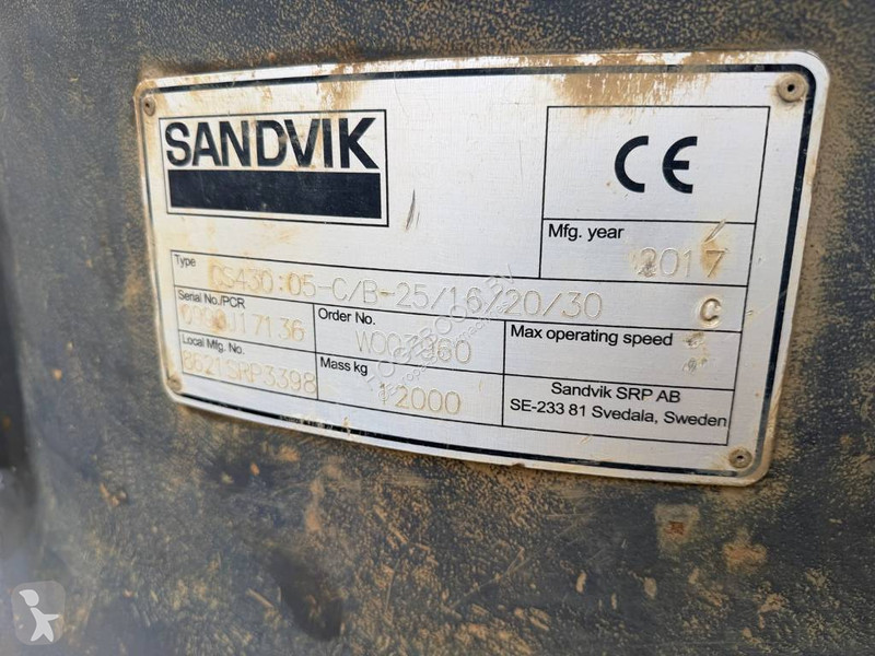Drvenie, recyklácia Sandvik QS 331