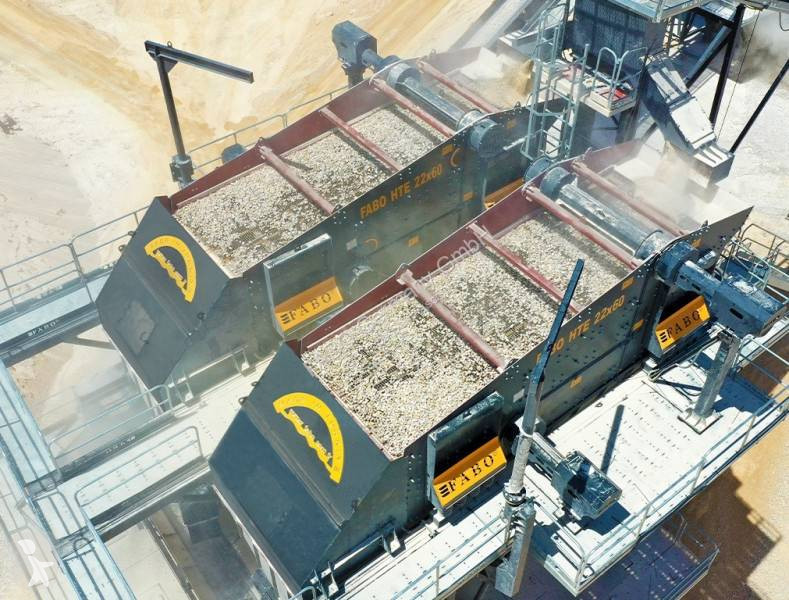 تفتيت، إعادة التدوير Fabo  750 t/h Stationäre...