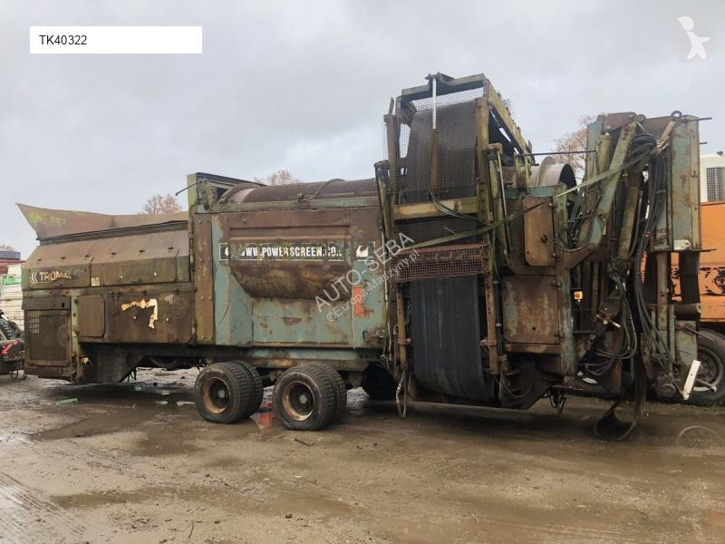 تفتيت، إعادة التدوير Powerscreen Trommel 600