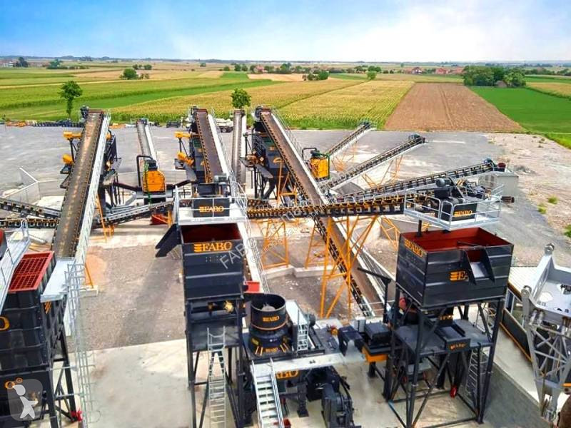 تفتيت، إعادة التدوير Fabo  Stationäre Brech-...