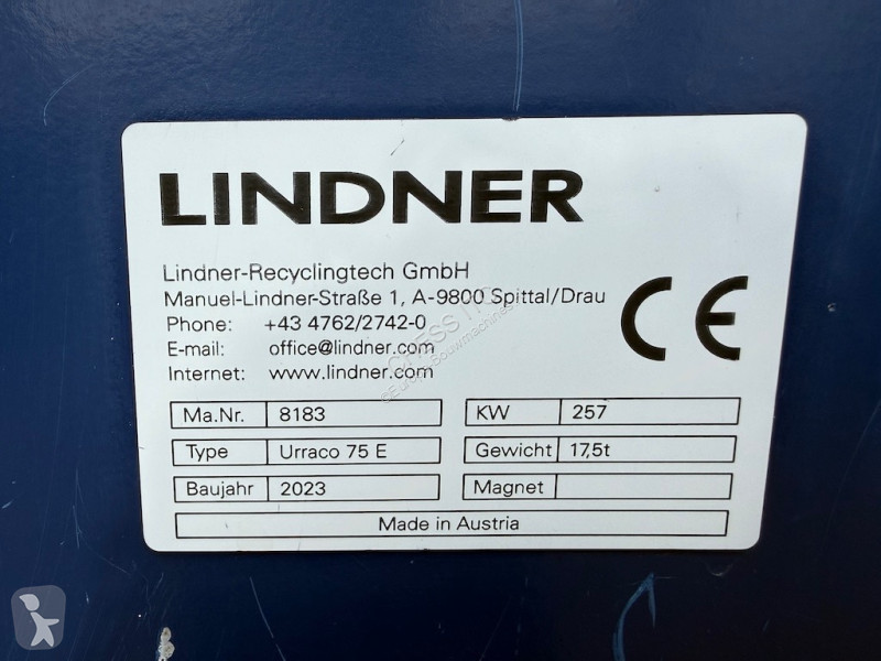 تفتيت، إعادة التدوير Lindner E - E - Electric -