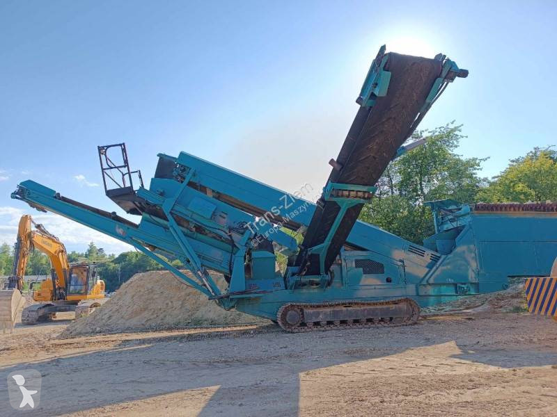 Krossning, återvinning Powerscreen