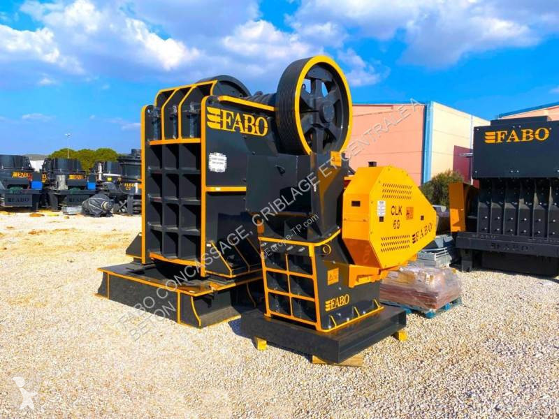 تفتيت، إعادة التدوير Fabo  CLK-60 CONCASSEUR À...