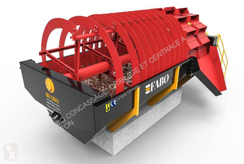Knusning, genvinding Fabo  BUCKET WHEEL WASHER