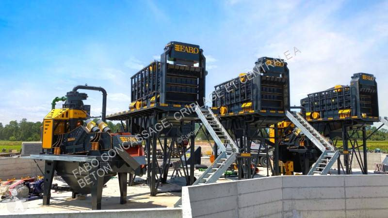Knusning, genvinding Fabo  DSHC-1635 DEWATERING...