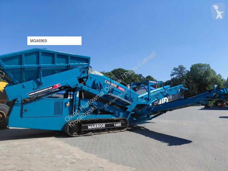 Britadeira, reciclagem Powerscreen
