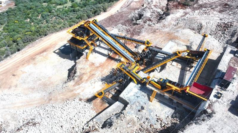 تفتيت، إعادة التدوير Fabo  500–600 t/h...