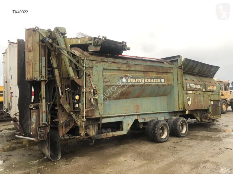 تفتيت، إعادة التدوير Powerscreen Trommel 600