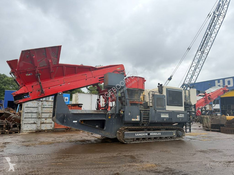 Drvenie, recyklácia Sandvik QS 331